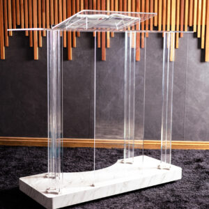 Vinyl Base Rolling Podium