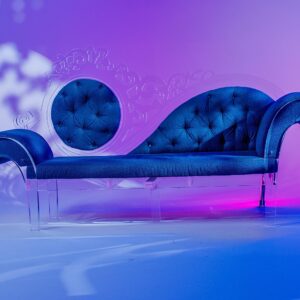 Blue Velvet Couch