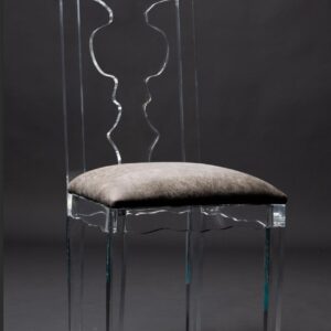 Grey Gradient Dinning Chair