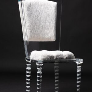 Spiral legs dinning chair